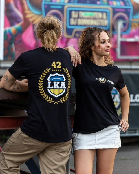 LKA LONGHORN Sommer Shirt - Schwarz